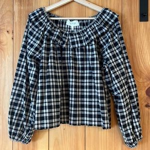The Great - Checked Top Size 3 (medium - large) fits 8-10 NWOT